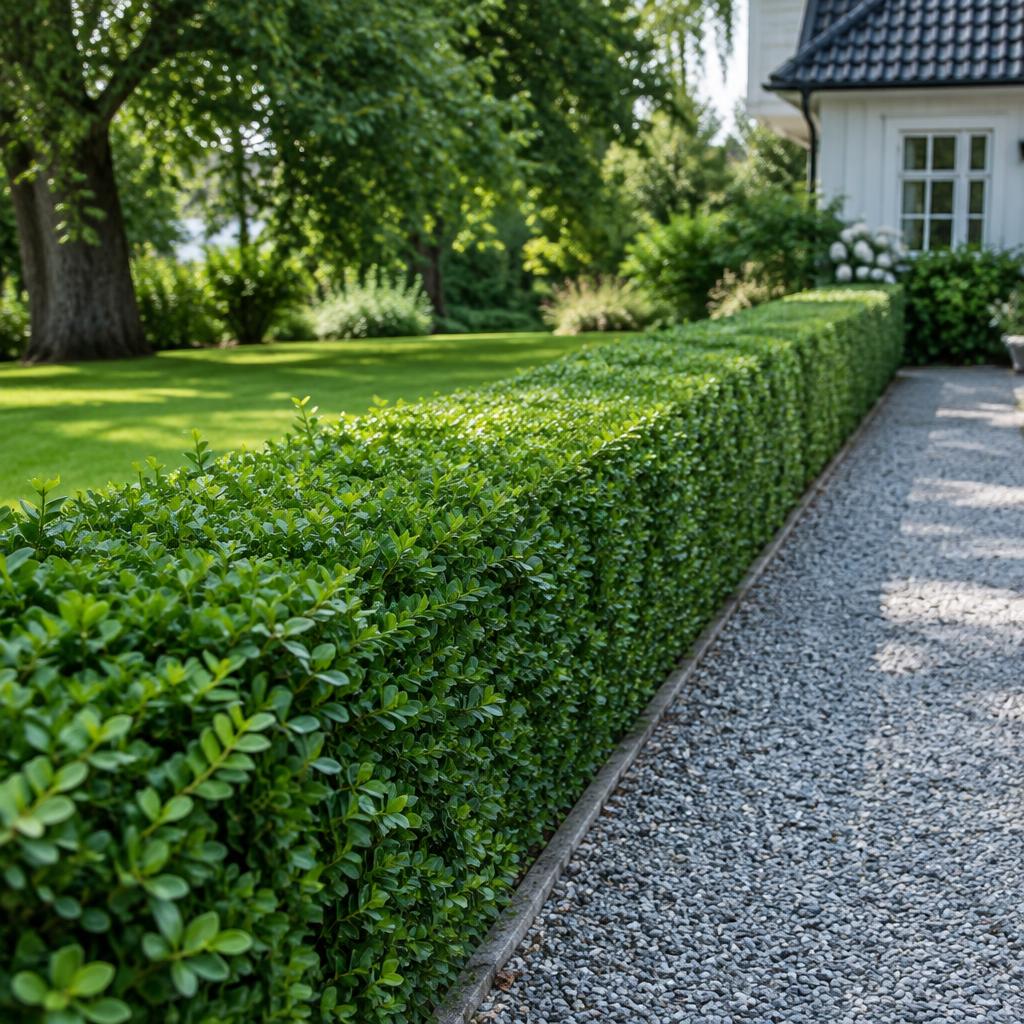 En välskött trädgård